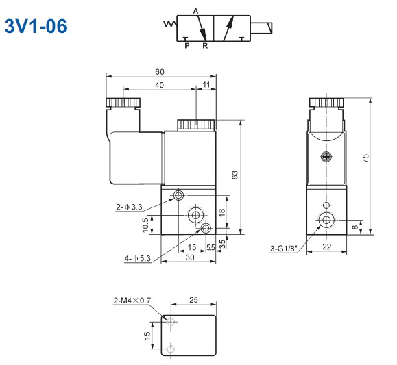 Mini Airtac Electromagnetic 3/2 Way Solenoid Valves 3V1-06 ... ac 220v wiring color code 