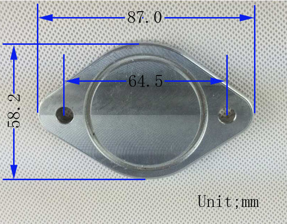 aluminum slotted automotive auto parts flange exhaust fw 003 form