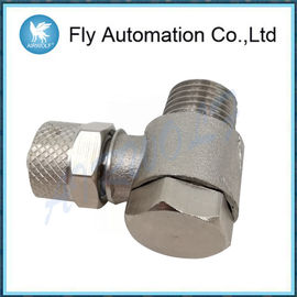 Elbow Sprint  Nickel-plated CAMOZZI  Silver 5/3-M5 Pneumatic 1521 Series Tube Fittings