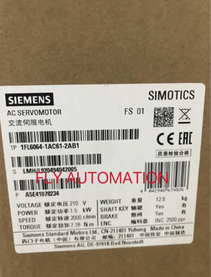 V90 Permanent Magnet Synchronous Servo Motor 1FL6064-1AС61-2AA1