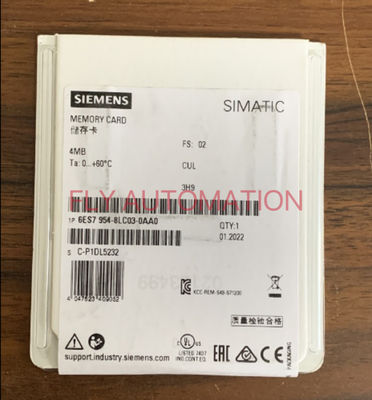 6ES7954-8LL03-0AA0 Simatic S7 Memory Card For S7-1X00 CPU 3.3 V Flash 256 Mbyte