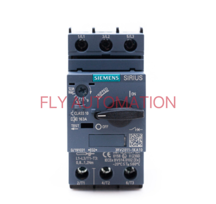 SIEMENS 3RV2011-1KA10 9A - 12A Circuit Breaker For Motor Control