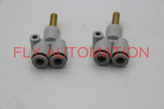SMC KQ2U06-99A PBT Push To Connect Tube Fitting Plug In Wye 6 Mm Tube Od White