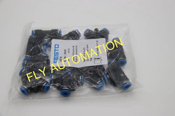 Alloy Stainless Steel  Festo Push In T-Connector QST-6 153129 GTIN4052568032227