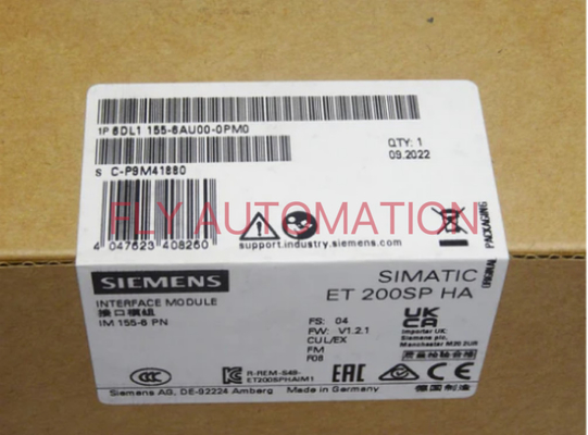 Siemens ET200SP PROFINET Interface Module HA 6DL1155-6AU00-0PM0