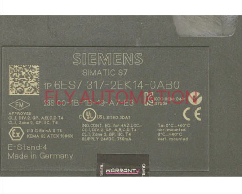 Siemens 6ES7317-2EK14-0AB0 Simatic S7 PLC - S7-300 CPU 317-2 PN/DP