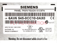 Siemens 6AV6545-0CC10-0AX0 SIMATIC HMI - TP270 10" TOUCH PANEL 10.4" STN Color Display