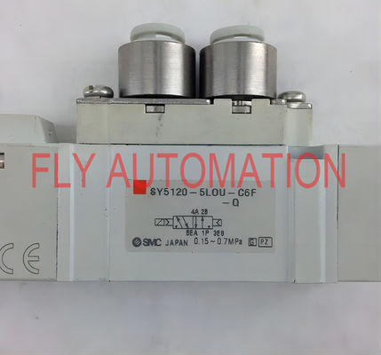 SY5120-5LOU-C6F-Q Air Solenoid Valve 2-Position Single Pilot 24 VDC SY5000 Series