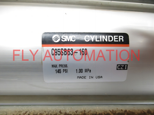 SMC C95SB63-160 Double Acting Pneumatic Cylinder 63MM 160MM 3/8IN 145PSI