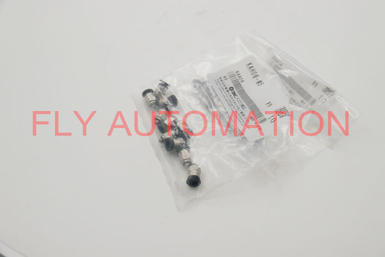 MALE CONNECTOR PUSH TO CONNECT FITTINGS ANTI-STATIC FLAME RETARDANT NICKEL PLATED BRASS - KAH SERIES KAH06-M5