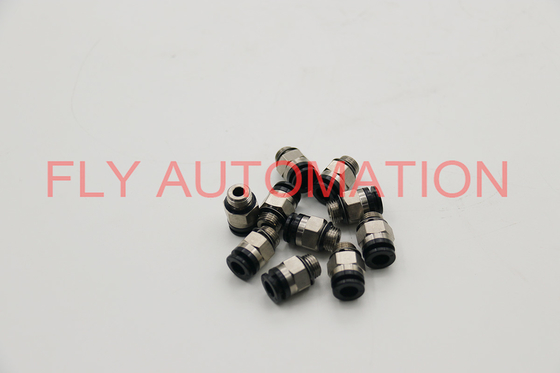 KAH06-U01 Nickel Plated Brass Male Connector Push To Connect Fittings Anti Static Flame Retardant