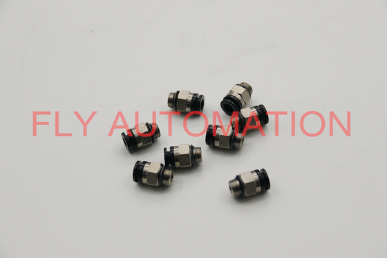 KAH06-U01 Nickel Plated Brass Male Connector Push To Connect Fittings Anti Static Flame Retardant