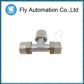 1540 Series Brass Pneumatic Fittings , Three Connection Joint Brass Tube Fittings