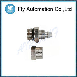 Metric Male Pneumatic Connectors Fittings 1511 Series -20°c - 80°c With O Ring