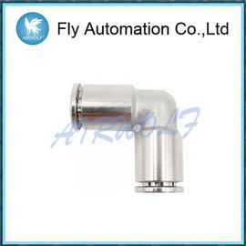 Samakonasana Pneumatic Connectors Fittings , Silvery White Air Tube Fittings