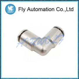 Samakonasana Pneumatic Connectors Fittings , Silvery White Air Tube Fittings