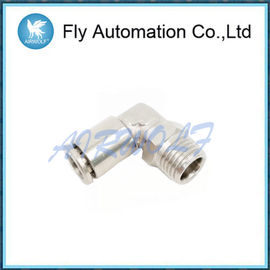 X6522 Pneumatic Tube Fittings Bsp Swivel Elbow Connector Right Angle Pose