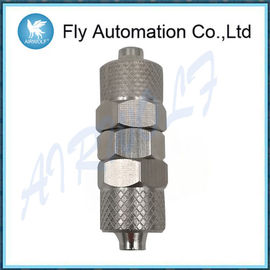 Series 1000 Swivel Male Tee Sprint , Silvery Tube Rapid Brass Pneumatic Fittings