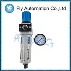 Blue Silver Compressed Air Preparation 1/2&quot; Space Saving Aluminum Alloy Material
