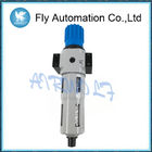 Blue Silver Compressed Air Preparation 1/2" Space Saving Aluminum Alloy Material