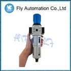 Blue Silver Compressed Air Preparation 1/2" Space Saving Aluminum Alloy Material