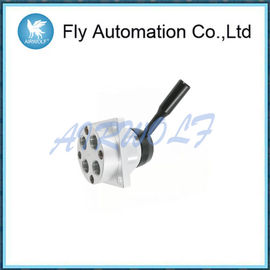 Closed Center Type Air Hand Valve 1/8 Stainless Steel With 4 Port 3 Position