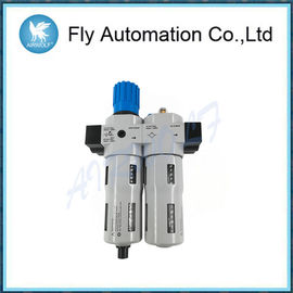 Air Control Air Pneumatic Regulator , White Drain Type Pneumatic Air Preparation