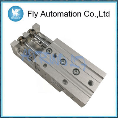 Silver Color Small Air Cylinder Aluminum Alloy Smc Mxs Series Standard