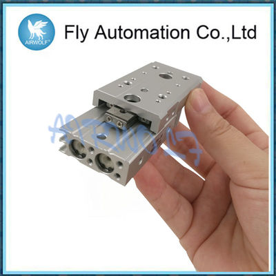 Silver Color Small Air Cylinder Aluminum Alloy Smc Mxs Series Standard