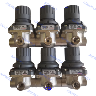 Camozzi Brass Pneumatic Pressure Regulator 1/8 1/4 Port
