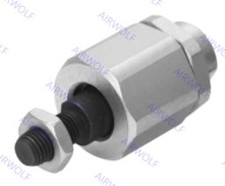 Festo Case-hardened Steel Piston rod attachments Self-aligning rod coupler FK Series with ±4° Angle Compensation and 0.5, 0.7, 1 Center of sphere Radial Compensation