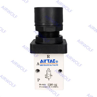 S3PF-M5, S3PF-06, S3PF-08 AIRTAC 3/2 way  S3 Series Control Valve M5 1/8" 1/4"