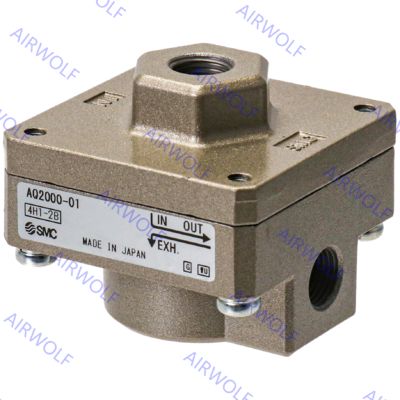 AQ2000-01, AQ2000-02, AQ3000-02 SMC AQ Series Quick Exhaust Valve 1/8", 1/4", 3/8", 1/2", 3/4"