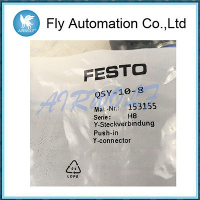 QSY-10 153151 Pneumatic Tube Fittings Male Thread With External Hex Low Corrosion Stress