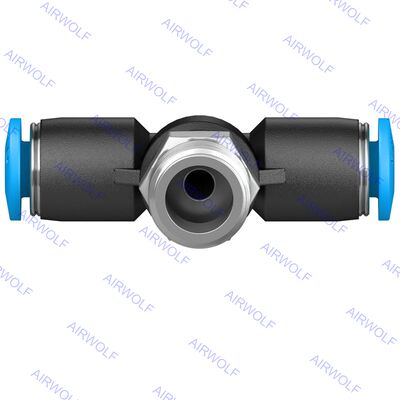 Festo QST-3/8-8 QST-3/8-8-50 QST-3/8-10 QST-3/8-10-20 QST Series Push-in T-fitting