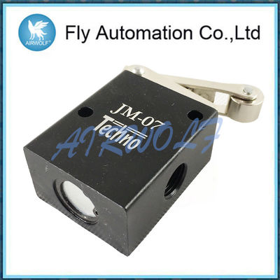 Reduce Noise Pneumatic Manual Valve JM-07 Pollution Black Roller Type