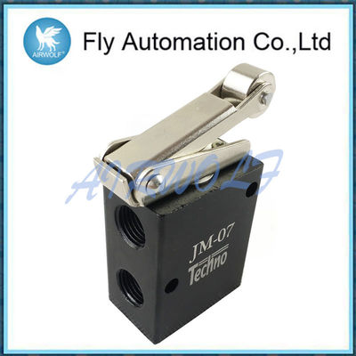 Reduce Noise Pneumatic Manual Valve JM-07 Pollution Black Roller Type