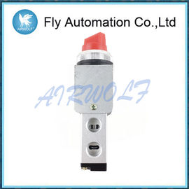 1/4" Double Pulley Pneumatic Manual Valve Silver Color JMJ-02D JMJ-23