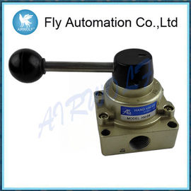 Manual Pneumatic hand valve HV-02 HV-03 HV-04 HV 3 Position 4 Way Pneumatic Hand Rotary Valve