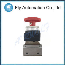 Aluminium Alloy Valve MSV86321EB MSV86321PB 1/8"  Red And Green Palm Button Stop Cock Mechanical Valve