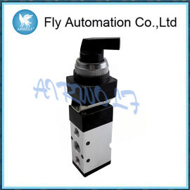 Long Button Pneumatic Toggle Switch 5/2 Way Direction Control Mechanical Valve