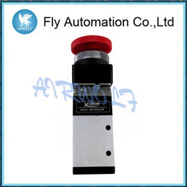 Aluminium Alloy 3 Way Pneumatic Valve , MSV9832 Series Push Pull Valve