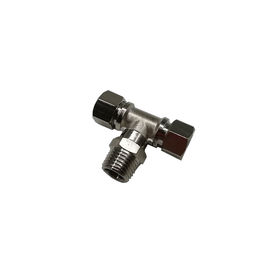 Gas Pipe Nitrogen Connection Compression Tube Fittings Middle Threaded Joint