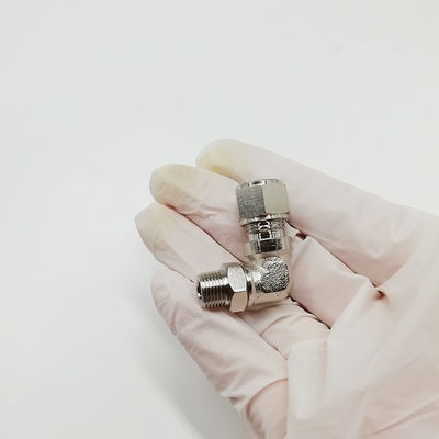 TKT-PL8-01 Port Size 1/8 Pneumatic Line Fittings Right Angle External Threaded Joint
