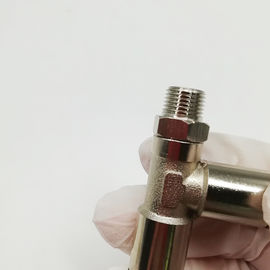 Air Screwdriver Pneumatic Tube Fittings Three Way Side Threaded Joint Compression Fitting