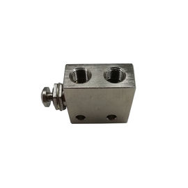 Pilot Controlled Pneumatic Manual Valve 3/2 Way Nickel Brass 1/8 Inch Actuator