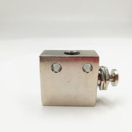 Pilot Controlled Pneumatic Manual Valve 3/2 Way Nickel Brass 1/8 Inch Actuator