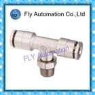 Pneumatic Tube Fittings T-Tee nickel-plated brass push-in fittings PB series