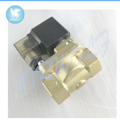 1.05MPa PU220 Series PU220-04 PU225-08 Brass Solenoid Valves Water