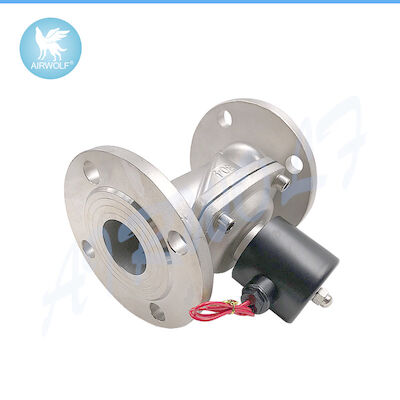 Normally Closed Flanged Stainless Steel Solenoid Valve